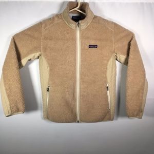 Patagonia Synchilla Large Tan Fleece Jacket